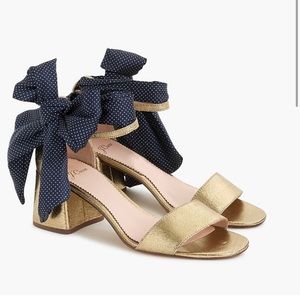 NWOT, JCrew Ankle-Tie Penny Sandal